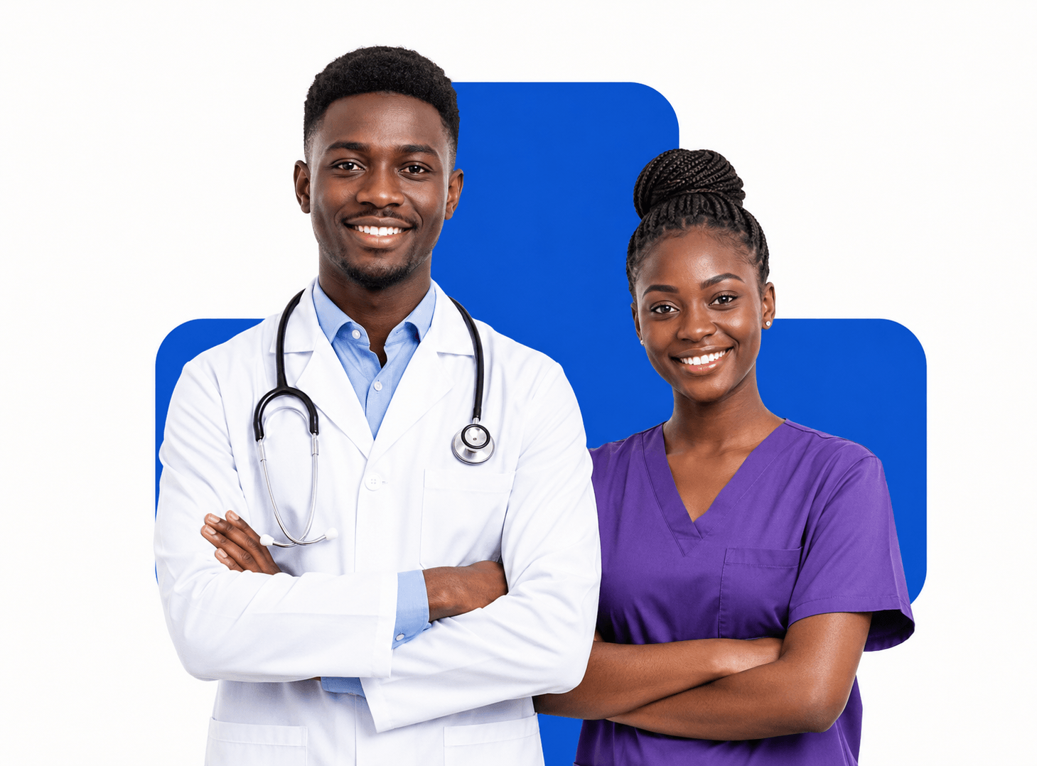 Doctor and nurse hero image